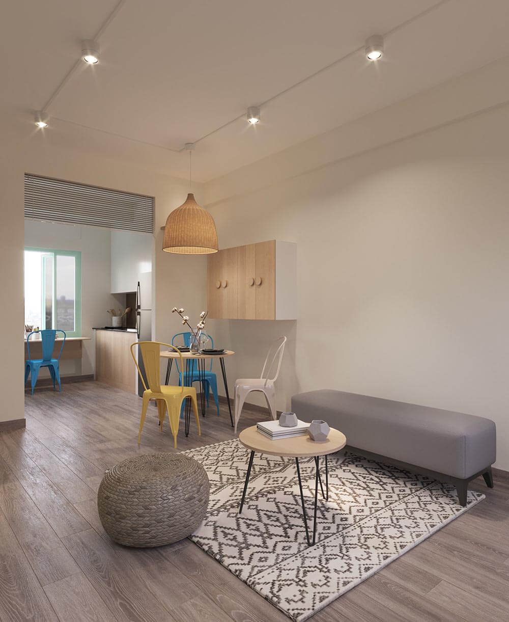 thiết kế nh&agrave; phố diện t&iacute;ch nhỏ đơn giản